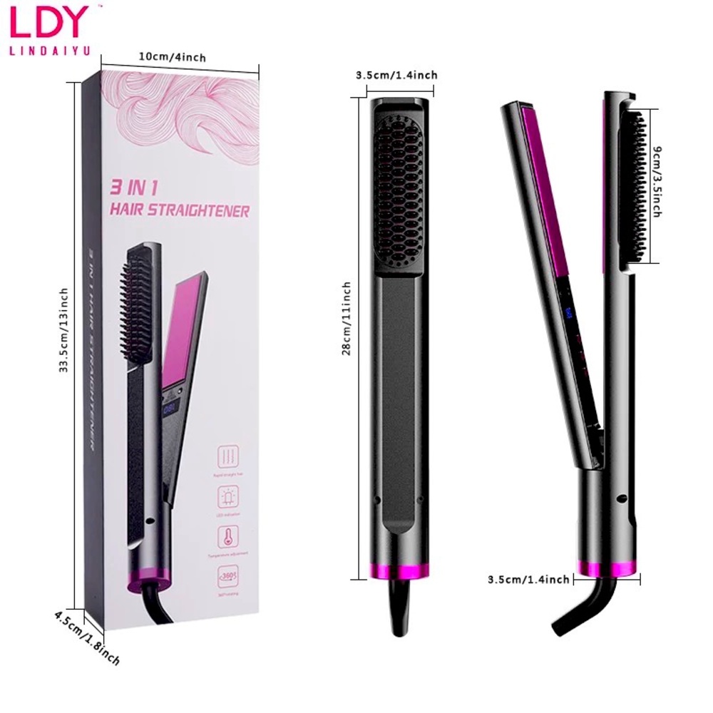 3 in 1 hair straightener